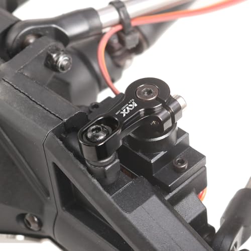 KYX Racing CNC Machined Aluminum 20T Servo Arm Rear Axle Servo Horn Upgrades Parts Accessories for 1/8 RC Crawler Car Axial AXP8 Gilamon 2.2