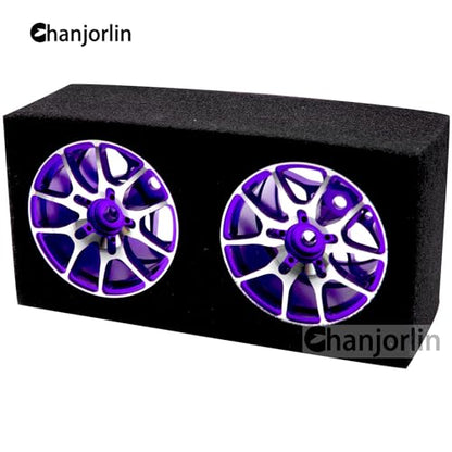 1/10 RC On Road Drift Wheels Rims Hex 12mm Metal Rally Racing Hubs for 1:10 Scale Touring Street Car Tires Tyres Tamiya TT01 TT02 HSP 2S 3S Brushless HPI KYOSHO XV02 XV01 4PCS (Purple) - color: Purple