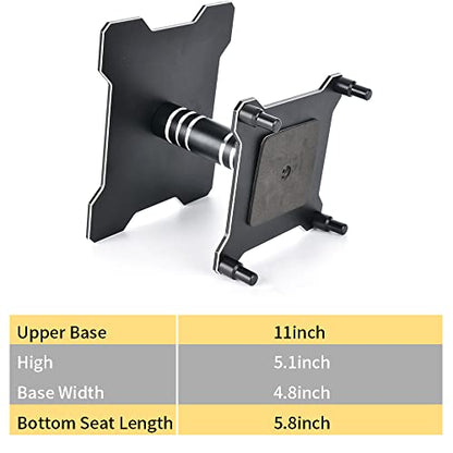 RC Car Stand Work Stand Repair Station 360 Degree Rotate for 1/10 1/8 1/12 RC Car Truck Buggy Crawler Multifunctional Repair Stand Repair Tool - color: Matte Black