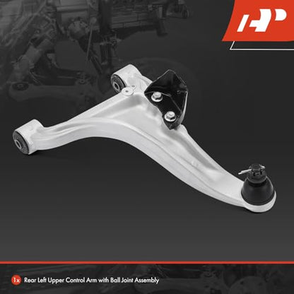 A-Premium Rear Left Upper Control Arm, with Ball Joint & Bushing | Compatible with Nissan Murano 2009-2014 - style: Rear Driver Side