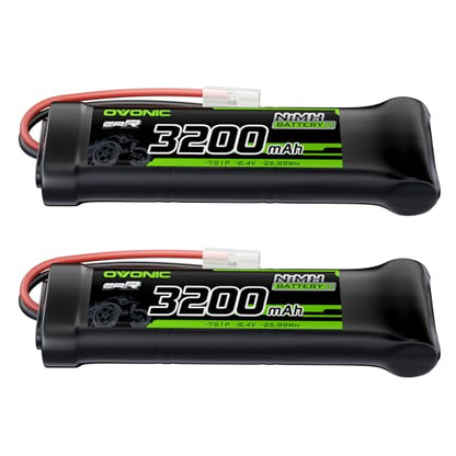 OVONIC 8.4V NiMH Battery 3200mAh 7 Cell RC Battery with TMY Connector
