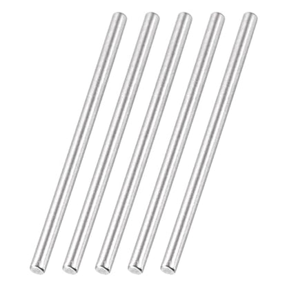 MECCANIXITY 60 Pack Dowel Pin Wheel, 1.5x20mm Steel Hex Wheel Hub Nut Pin Replacement for DIY RC Car Truck Boat Helicopter Model Part, Silver - size: 1.5x20mm