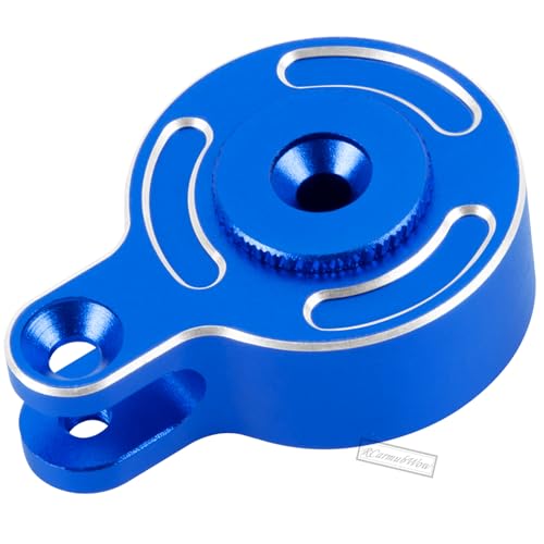 RC Direct Mount Servo Saver 23T Spline Upgrades Part for 1/10 Big Rock 3S BLX,Granite/Senton/Vorteks 3S BLX &Mega550,Kraton/Outcast 4S BLX,Alloy Servo,Replace ARA340181,Navy Blue - color: Navy Blue(1set)