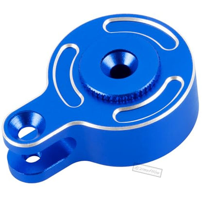 RC Direct Mount Servo Saver 23T Spline Upgrades Part for 1/10 Big Rock 3S BLX,Granite/Senton/Vorteks 3S BLX &Mega550,Kraton/Outcast 4S BLX,Alloy Servo,Replace ARA340181,Navy Blue - color: Navy Blue(1set)