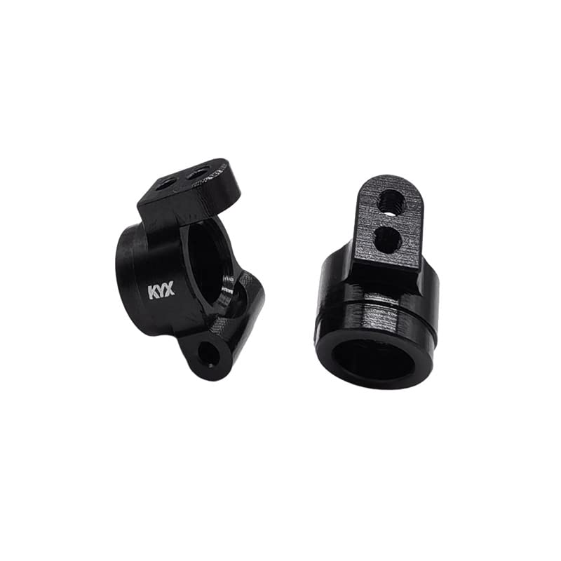 KYX Racing Aluminum Rear Spindle Rear C Hub Set Upgrades Parts Accessories for 1/16 1/18 RC Crawler Car LOSI Mini-B Brushed Mini-T Buggy