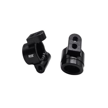 KYX Racing Aluminum Rear Spindle Rear C Hub Set Upgrades Parts Accessories for 1/16 1/18 RC Crawler Car LOSI Mini-B Brushed Mini-T Buggy