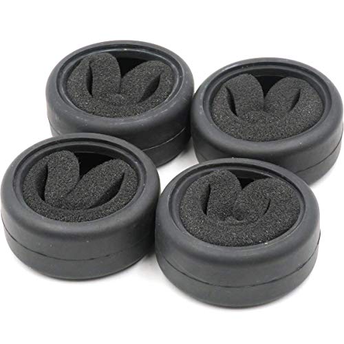 4pcs RC 1/10 On Road Slick Tire Rubber Tyre Fit for 1:10 Touring Drift Car Wheel Rim …