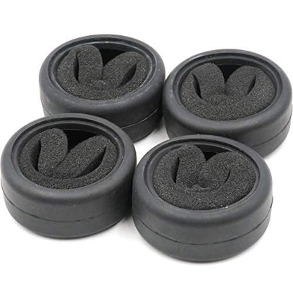 4pcs RC 1/10 On Road Slick Tire Rubber Tyre Fit for 1:10 Touring Drift Car Wheel Rim …