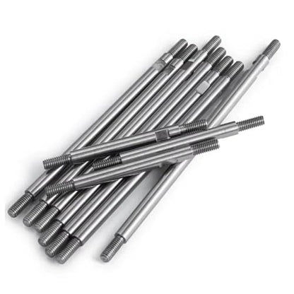 for Trxs for TRX4 1/10 RC Crawler Car Upgrade Parts 10Pcs Steel 313mm Wheelbase Link Rod Linkages Pull RC Links Linkage