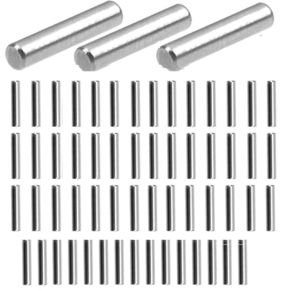 50Pcs ZQToday 1.5x5mm Dowel Pin Hex Wheel Hub Nut Pins Hinge pin Compatible with Axial SCX24 Deadbolt JLU Gladiator Bronco FMS FCX24 1/24 RC Crawler Car,TRAXXAS 1/18 HSP 1/18 YDT815-17