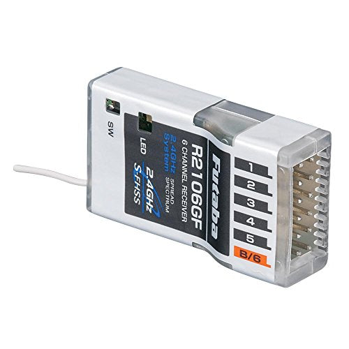 Futaba R2106GF 6-Channel S-FHSS Micro Receiver (Rx)