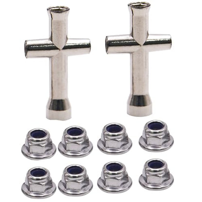 Blomiky 12 Pack 7mm M40 Wheel Lock Nut 25-WJ02 and 2 Pack 7MM Wrenches Spare Part for H14BM 14210 14211 16208 H16 H16PL 9125 Q903 RC Car RC Truck / 9125 Locknut 2