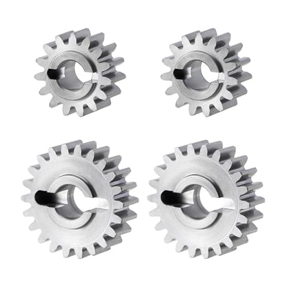 INJORA Stainless Steel 15/22T Overdrive Portal Gears Set for 1/18 RC Crawler Redcat Ascent-18 Upgrade - size: 15/22T