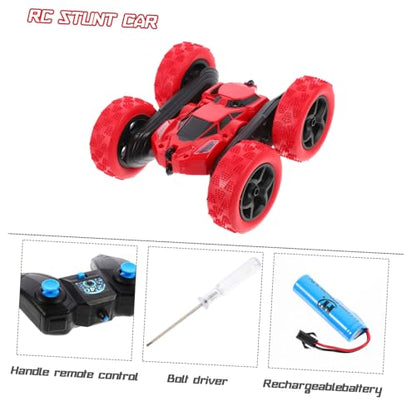 Double-Sided Off-Road Car Rotation High-Speed Flips Trick Vehicle for Design Crash-Resistant Car for Indoor Outdoor Play