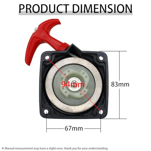 45CC Engine Super Easy Pull Start with Starter Dial Red for 1/5 Rovan Losi 5ive T RC CAR Parts - color: Red