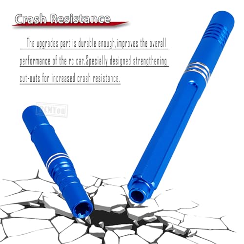 Aluminum RC Center Slider Driveshaft Upgrades Part for 1/10 Kraton 4x4 4S V2 BLX,Outcast 4x4 4S V2 BLX,Center Slider CVD Hops Up,Navy Blue - color: Navy Blue - Parts