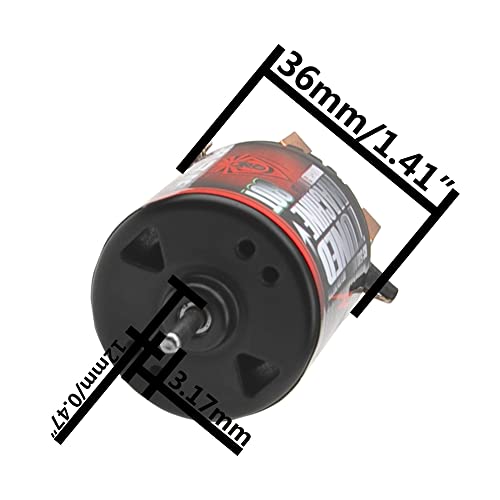 RC Crawler 540 Brushed Motor Waterproof 45T Compatible with Traxxas TRX4 Axial SCX10 AXI03007 90046 D90 Tamiya CC01 1/10 RC Crawler