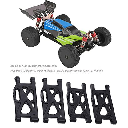 Yosoo Health Gear RC Car Suspension Arm Set for 144001 124019 124018 124017, Front Rear Swing Arm Kit with High Strength Plastic, Replacement Parts for RC Off Road Buggy