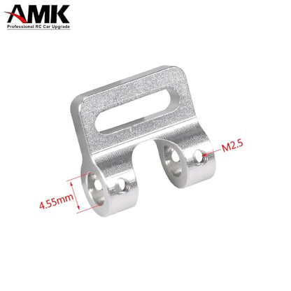 AMK Aluminum Modular Fairlead 4.5mm Tube for Tow Winch Rope 1/10 Scale Bumper Mount Accessories for RC Crawler Axial SCX10 Element Enduro Gen7 Gen8 TRX6 TRX4 Upgrades (Silver) - color: Silver