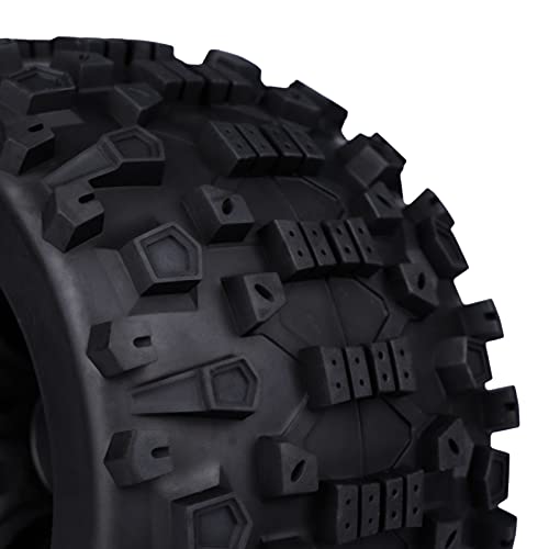 Aimrock 17mm Hex 3.8 RC Wheels and Tires Pre-glued Combo for 1/10 Traxxas Maxx Tmaxx E-Revo Revo 3.3 1/8 Arrma Kraton Outcast Notorious 6S Redcat RC Monster Truck Off-Road Car, Set of 4