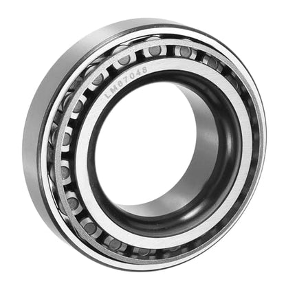 uxcell LM67048/LM67010 Tapered Roller Bearing Cone and Cup Set, 1.25" Bore x 2.328" OD x 0.625" Thick, Chrome Steel Taper Bearing Set, ABEC-3 - size: LM67048/LM67010