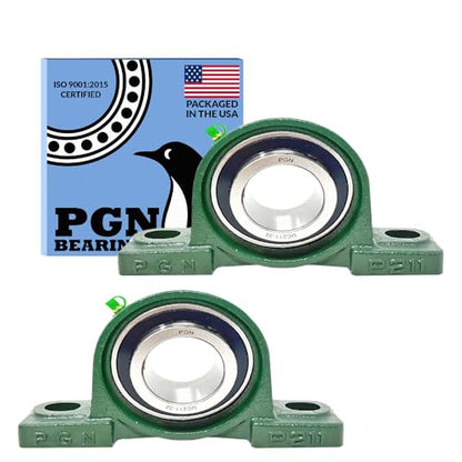 PGN UCP211-32 (2 Pack) Pillow Block Bearing - 2" Bore Self-Aligning - size: 2, style: UCP211-32