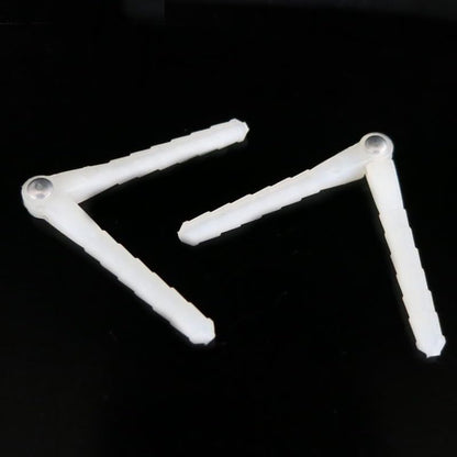 10PCS RC Airplane Plastic Pin Hinge for RC Plane Helicopter Aircraft DIY Model Plane Fix Wing Parts (2.5x43mm) - style: 2.5x43mm