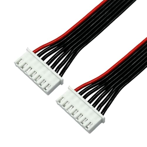 2Pcs JST-XH Balance Cable 2-6S 3S Lipo Battery Balance Charger Extend Expansion Plug Leads Adapter Conversion Line for RC Vehicles Lipo Battery Charging（50cm） - style: 2pcs 50cm