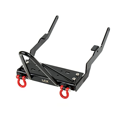 LCX Racing 1/10th RC Crawler Car CNC Machined Metal Front Bumper for Axial Capra Unlimited Trail Buggy UTB10, Upgrades Parts Accessories