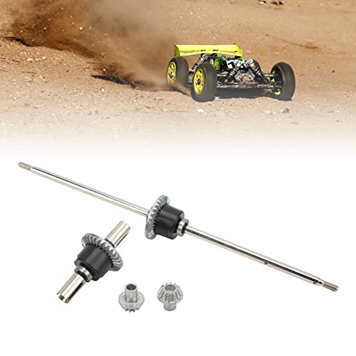 SUNGOOYUE RC Car Front and Rear Differential Set, Stainless Steel Metal Front Rear Differential Gear Spare Parts for 12428 12427 Remote Control Car
