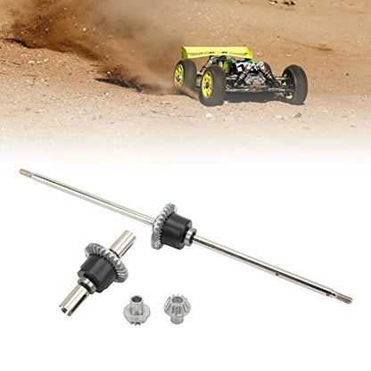 SUNGOOYUE RC Car Front and Rear Differential Set, Stainless Steel Metal Front Rear Differential Gear Spare Parts for 12428 12427 Remote Control Car