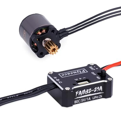 25A ESC 1212 3500KV Outer Rotor Brushless Motor Kit for TRX4M Upgrade 1/18 RC Crawler Accessories