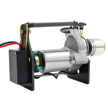 TOC Metal Roto Terminator Starter, 15-80CC Gasoline Engine Starter, Strong Master Starters, Aluminum Starters Cone with Rubber Cap, 36mm 6:1 12-18V 30A Gear Gas RC Airplane Part Helicopter Nitro