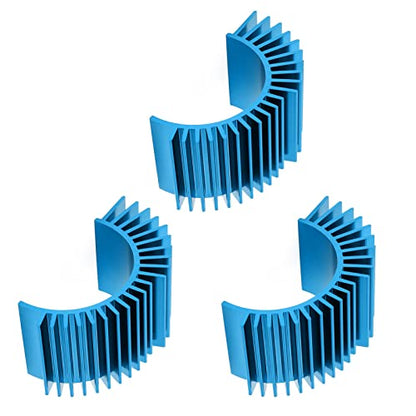 (3-Pack) Aluminum RC Motor Heatsink for 540 550 Size Motors Electric Engine Cooling Fans Brushed Brushless Models RC Car Accessories