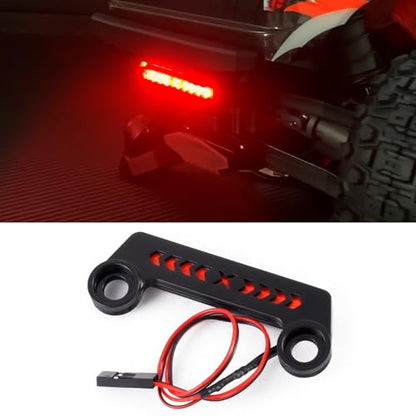 LSG LED Headlight Taillights kit Front Rear Lights RC Car White Red Light Kit for 1/16 Tra-xxas Mini Maxx Small X Brushless 2S Rc 4Wd Electric Bigfoot Off-Road Vehicle Upgrades Parts