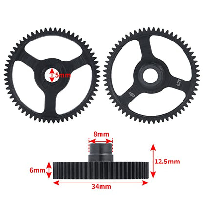 Steel Spur Gear 62T 48P Gears for 1/10 Ford Bronco 4-Tec 2.0 | RC Car Upgrade Parts - style: 62T