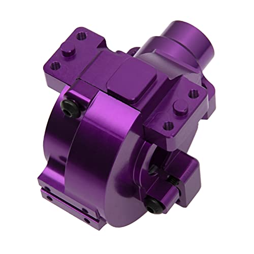 Share Goo Metal Differential Gear Box Housing Cover 102075?02051? Compatible with HSP Redcat Racing 1/10 RC On-Road Car Buggy Truck (Purple)