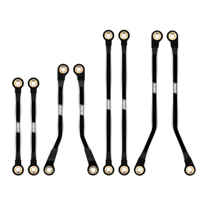 INJORA Aluminium High Clearance Links for TRX4M High Trail K10 F150（Black） - color: Black