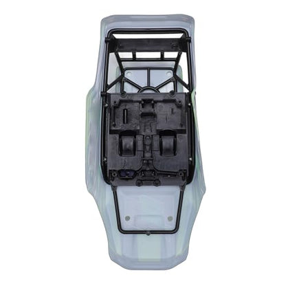 Alomejor 1/18 RC Car Body, Lightweight Attractive PVC Replacement Scale Model Body for RC hobbyists Racing Events Custom Builds - color: Green