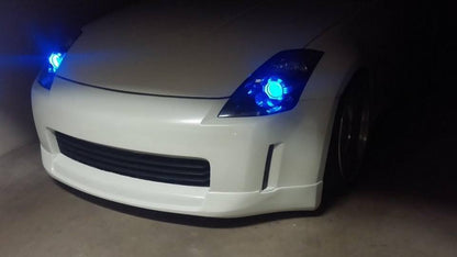 iJDMTOY Ultra Blue 15-SMD LED Accent Ambient Lighting Kit Compatible with Car Motorcycle Projector Lens Demon Eye Retrofit - color: Blue
