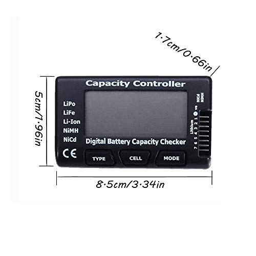 FLY RC Cellmeter 7 Digital Battery Capacity Checker Controller Tester Voltage Tester for LiPo Li-ion NiMH Nicd Battery