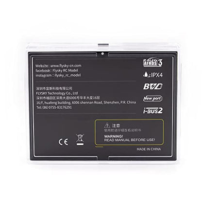 Flysky FGR8B IPX4 2.4GHz 8CH PWM PPM i-Bus Output Receiver | For AFHDS 3 Transmitters RF Modules PL18 NB4 /NB4 Lite FRM302 RC Car Boat