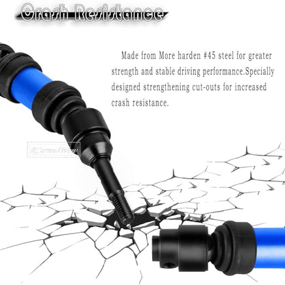 RC Upgrade Parts for Mini Slash 4X4,Mini Rally VXL Ford RS200(#108164-1#108046-1),RC Driveshafts CVD,A Arms,Caster Block Set,Steering,Turnbuckles Links,Dirt Resist Guard Cover,Navy Blue - color: Navy Blue(1set)