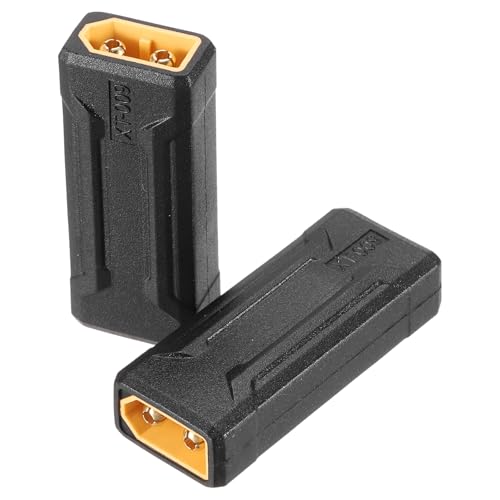 MECCANIXITY 2 Pack XT60 Adapter, XT60 Male to Male Wireless Adapter, XT60 Connectors Wireless for RC Models, FPV Monitor Power, Lipo Battery - style: XT60 Male and XT60 Male
