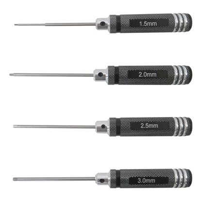 Upgraded RC Multi-Tool Hex Screwdriver Set 1.5/2.0/2.5/3.0mm for Car Boat Helicopter Drone