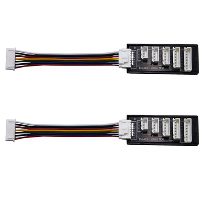 Blomiky 2 Pack JST-XH-7P to 2S-6S 7.4V-22.2V Charge Convert Boards and Balance Socket Cables for B6 C150 Balance Charge/XH-7P Board *2