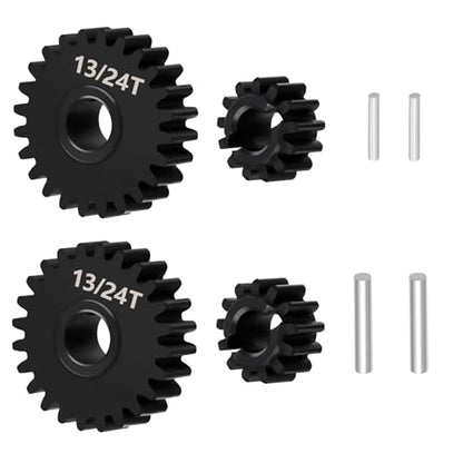 Overdrive 15/22T Underdrive 13/24T Steel Portal Gears Set | for 1/18 RC Crawler Redcat Ascent-18 Upgrade
