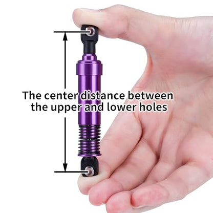 75mm-115mm Big Bore Shocks, RC Crawler Shocks for 1/10 RC Crawler LCG Chassis Gspeed V3 Element Enduro SCX10 TRX4 Gamde R1 Comp Builds DIY (Red 105mm 2pcs) - color: Red 105mm 2pcs