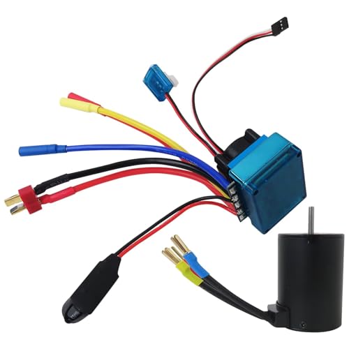 New Brushless Motor ESC Combo Set 3900KV 120A for 1:8 1:10 1:12 Scale RC Vehicles