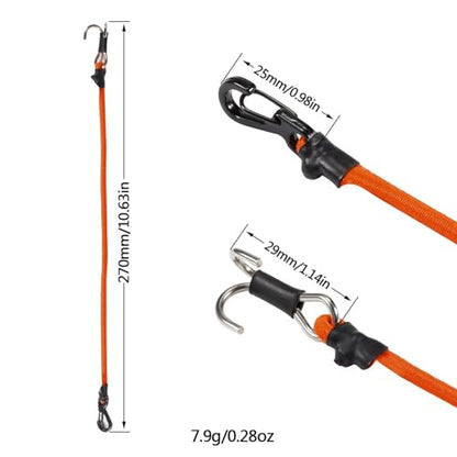 1/18 1/24 Scale Crawler Kinetic Winch Strap Tie Down Straps Rescue Trailer Hook for TRX4M Bronco SCX24 Power Wagon FCX24 K5 Enduro24 (Yellow&Light Blue) - color: Yellow&Light Blue